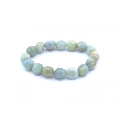 Bracelet roulé Aigue-marine
