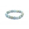Bracelet roulé Aigue-marine