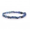 Bracelet boules Cyanite bleue