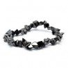 Bracelet baroque Hématite