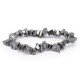 Bracelet baroque Hématite