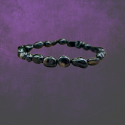 Bracelet roulé Onyx noir