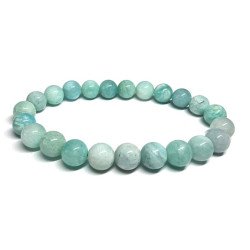 Bracelet boules Amazonite du Brésil - 4