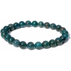 Bracelet boules Apatite bleue